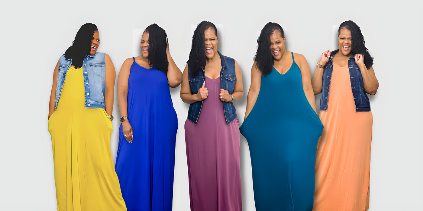 Maxi dresses by It's the Curves for Me