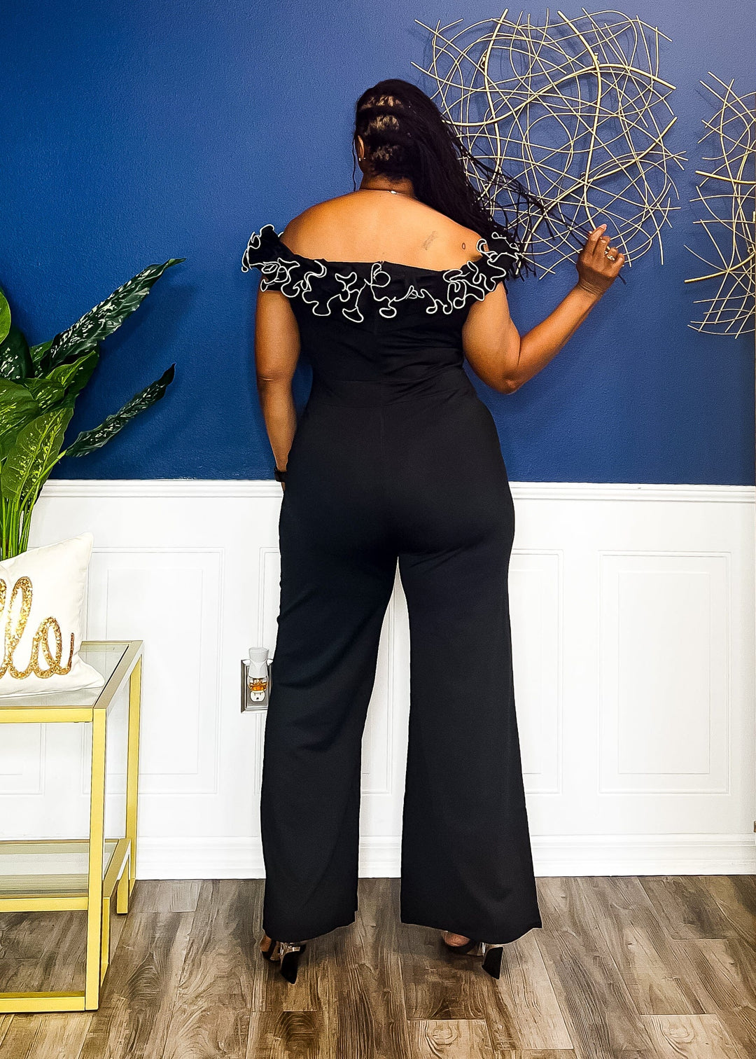 Fancy Frills Jumpsuit Outfit Sets 