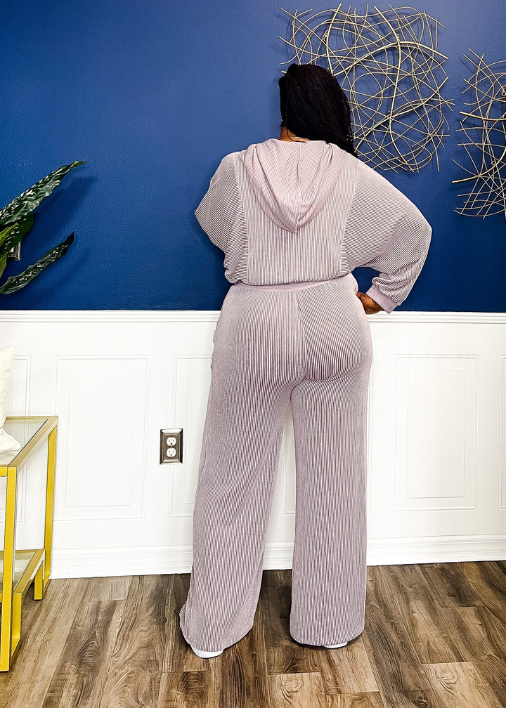 Lavender Lisa Two Piece Jogger Outfit Sets 