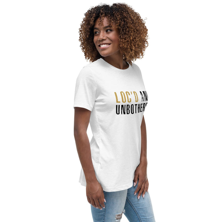 Loc'd and Unbothered Women's Relaxed T-Shirt 