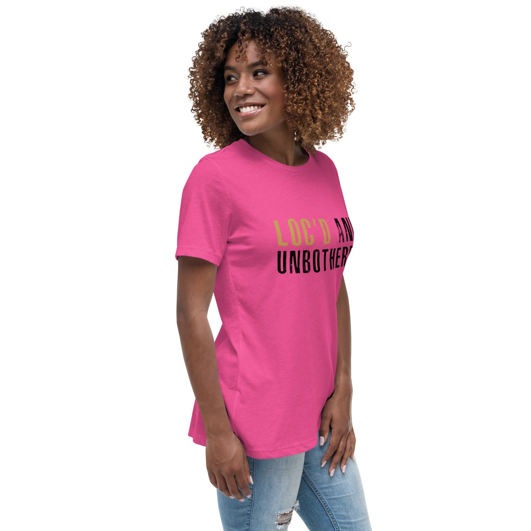 Loc'd and Unbothered Women's Relaxed T-Shirt 