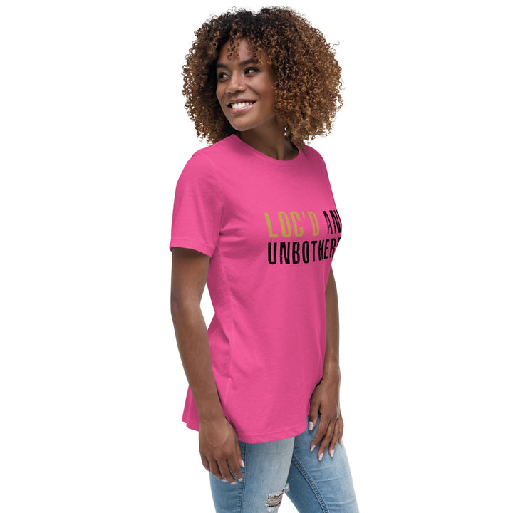 Loc'd and Unbothered Women's Relaxed T-Shirt 