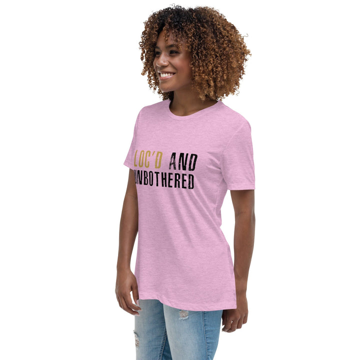Loc'd and Unbothered Women's Relaxed T-Shirt 