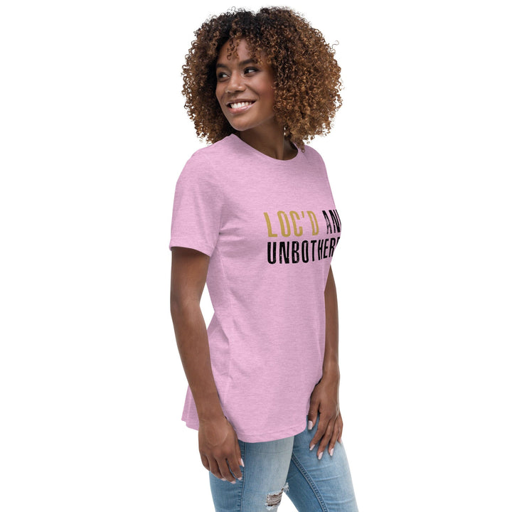 Loc'd and Unbothered Women's Relaxed T-Shirt 