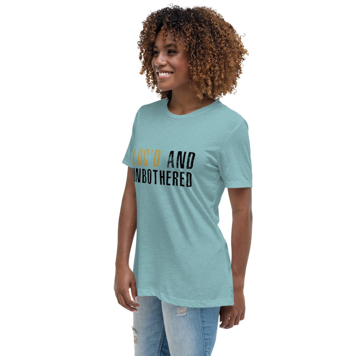 Loc'd and Unbothered Women's Relaxed T-Shirt 