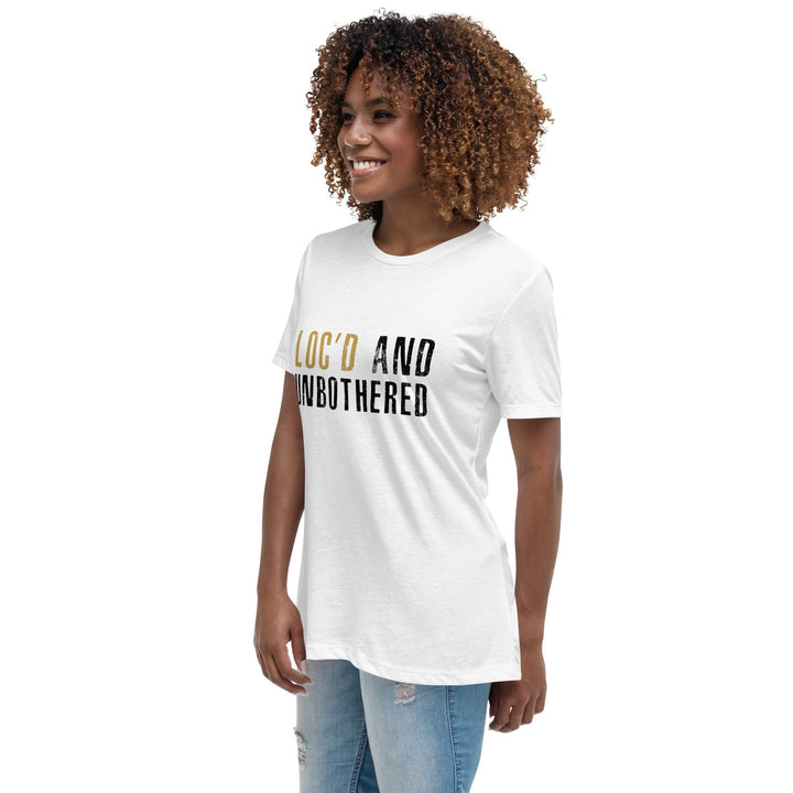 Loc'd and Unbothered Women's Relaxed T-Shirt 