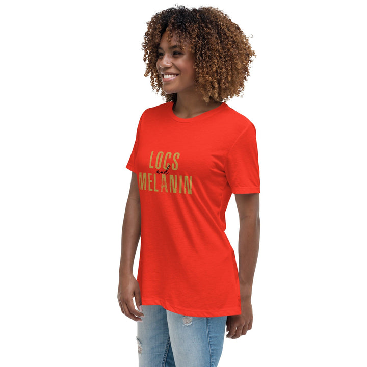 Locs and Melanin Women's Relaxed T-Shirt 