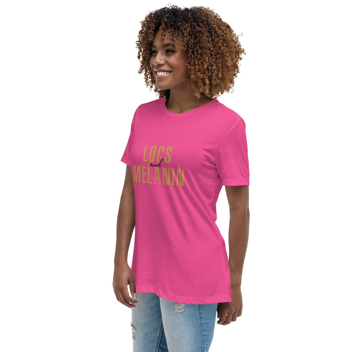 Locs and Melanin Women's Relaxed T-Shirt 