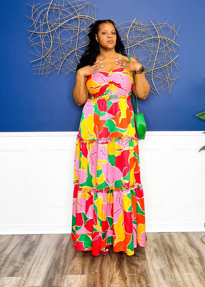 Party in the Tropics Maxi Dress Outfit Sets 