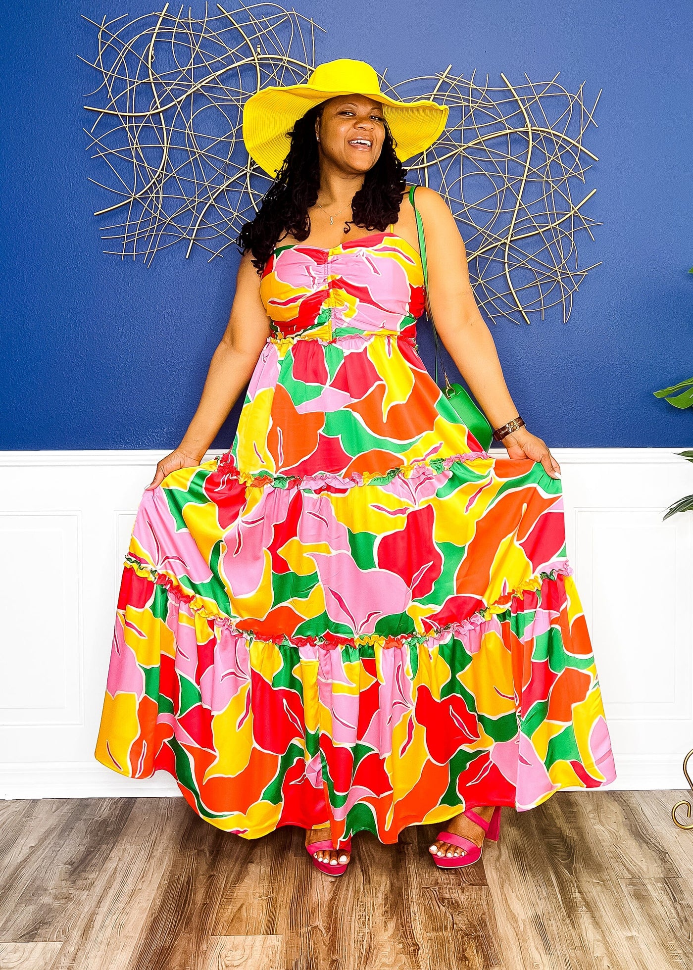 Party in the Tropics Maxi Dress Outfit Sets 1X 