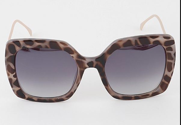 Spin the Block Square Sunglasses Sunglasses Tortoise 