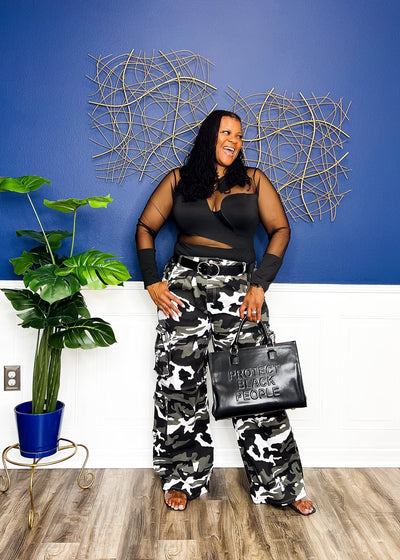 Cargo Carrie Pants- Grey Pants 