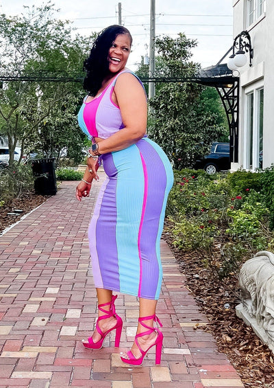 Cotton Candy Kisses Two Piece Skirt Set Dresses 1X 