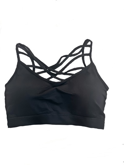 Cozy Comfy Seamless Bralette- Black Bras 