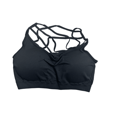Cozy Comfy Seamless Bralette- Black Bras 