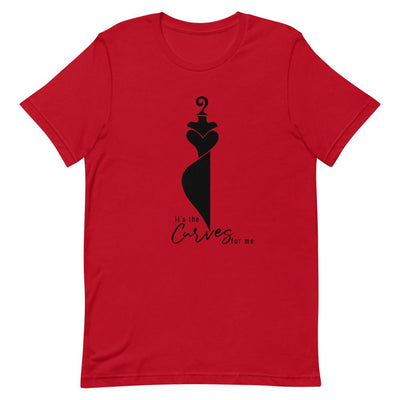 It's the Curves for Me Short-Sleeve Unisex T-Shirt Red L 