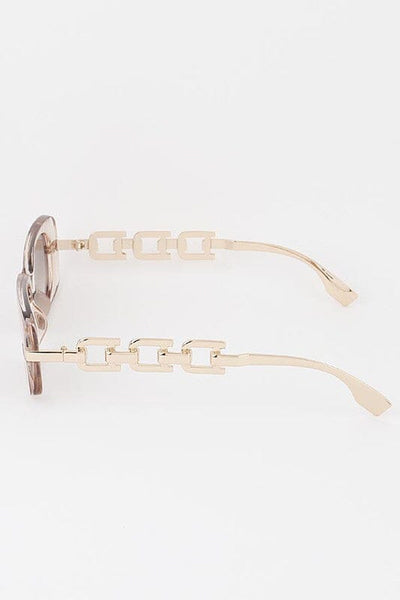 Link Me In Sis Sunglasses Sunglasses Clear 
