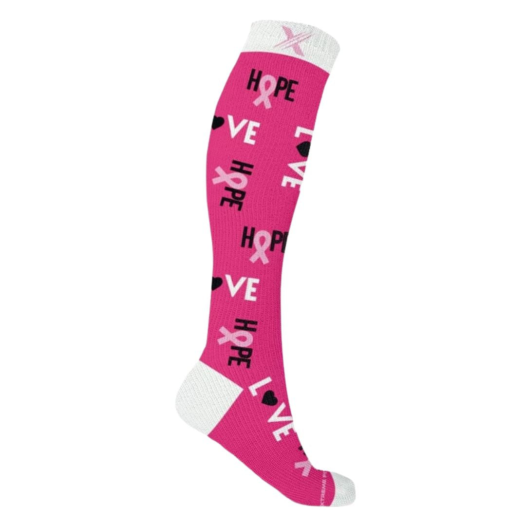 Love Breast Cancer Awareness Socks Socks S/M 