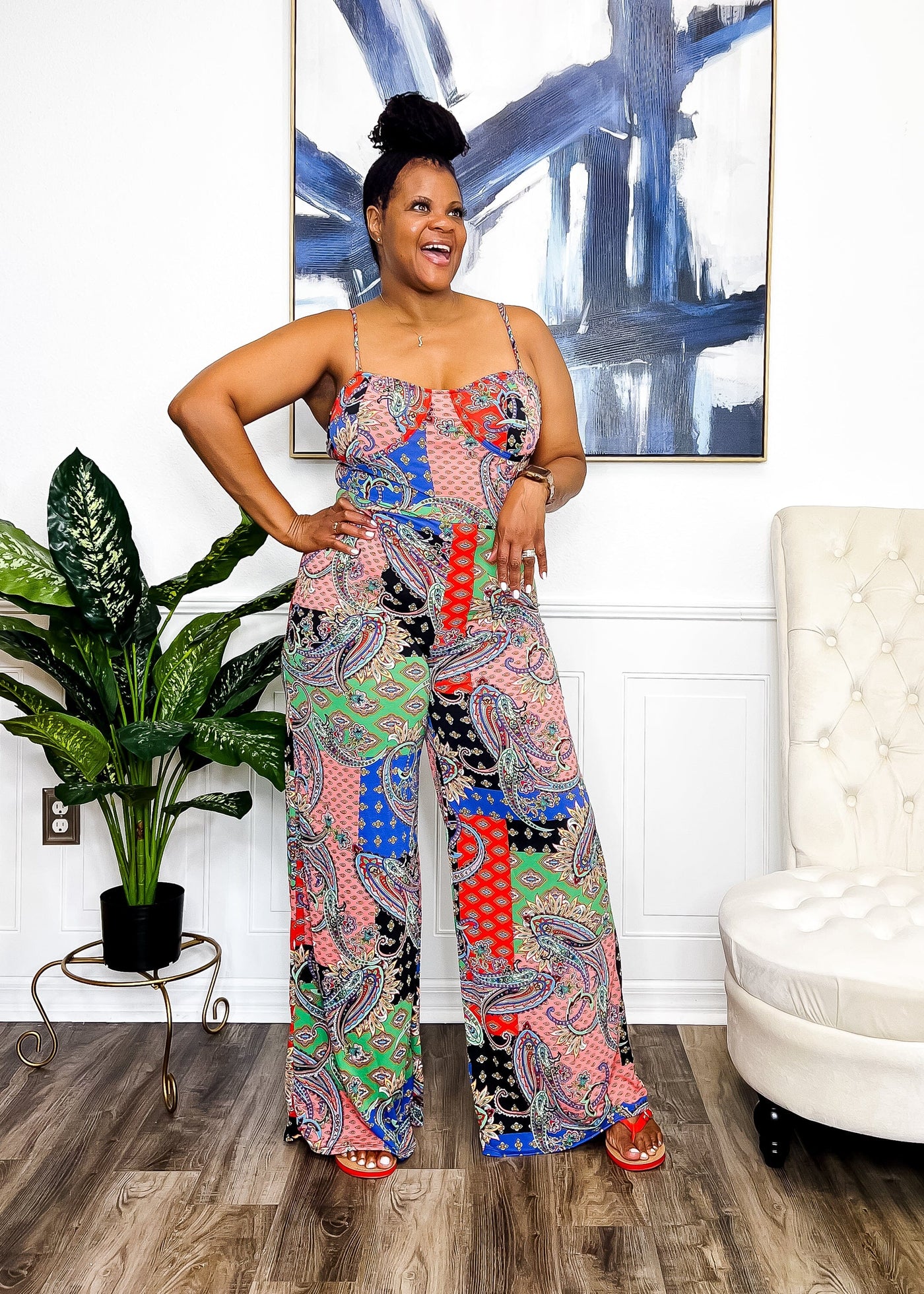 Paisley Princess Bawdy Jumpsuit Jumpsuits 